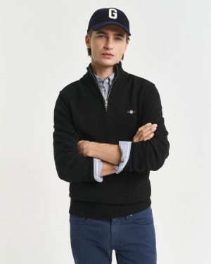 Casual Cotton Half Zip