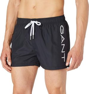 Sc Lightweight Logo Swim Shorts - Black